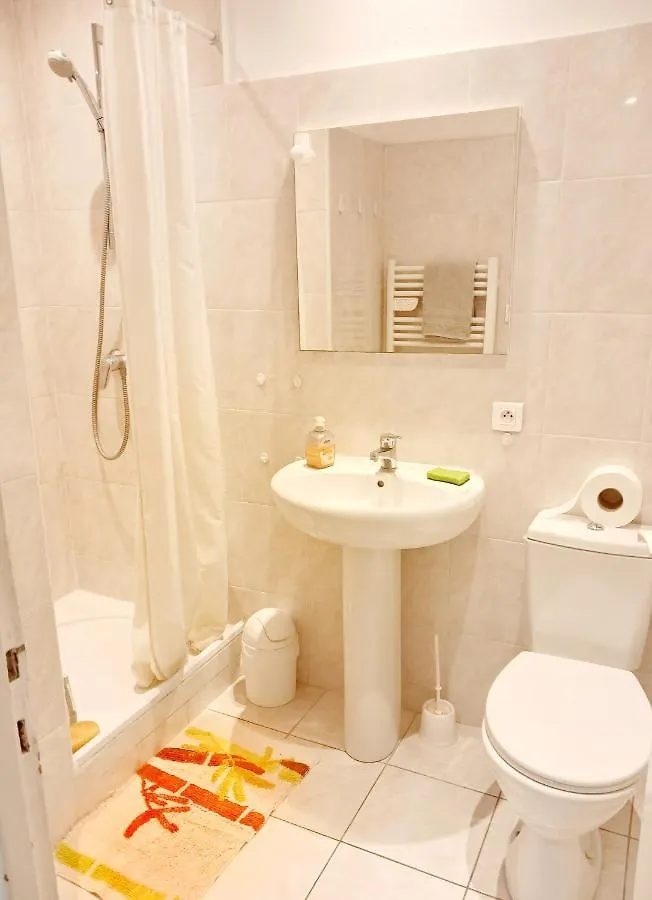 公寓 Nice Large 2Br Sunny 20 Meter Terrace Parking Beach Shops 法国